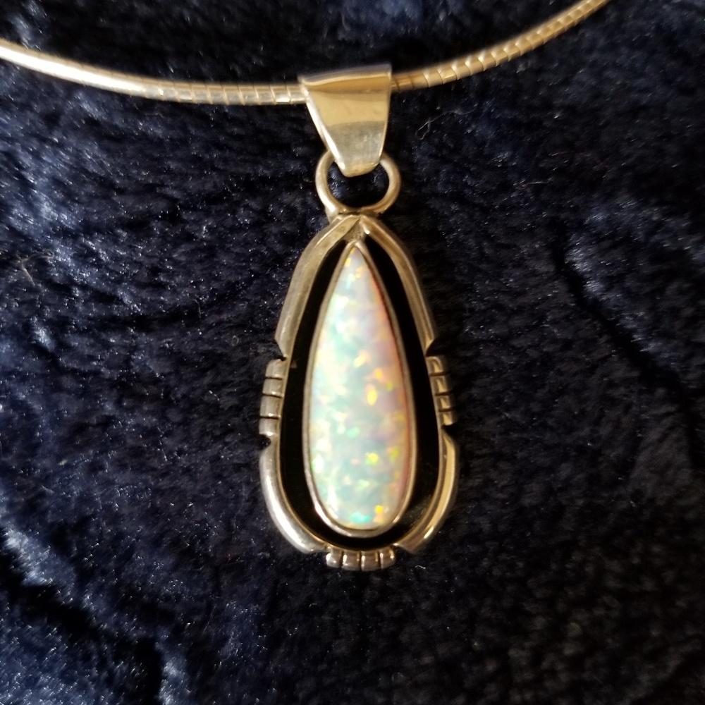 Fire Opal Necklace